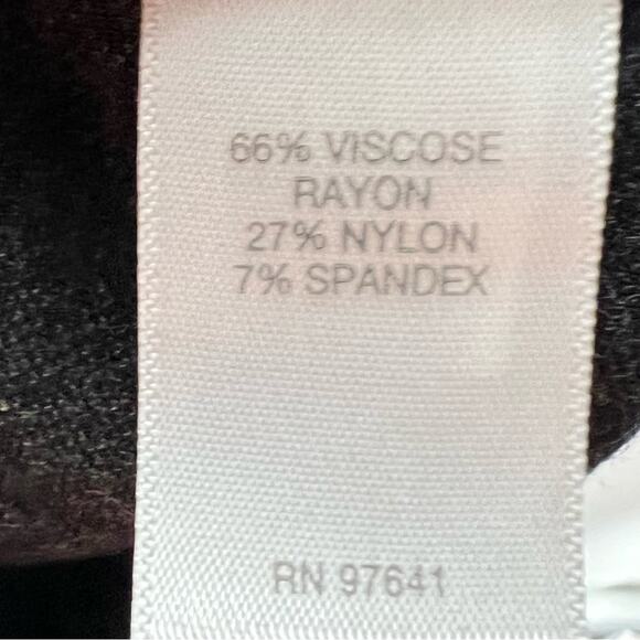 J Jill black gray houndstooth casual legging Ponte pants medium petite MP B164 - Picture 4 of 5